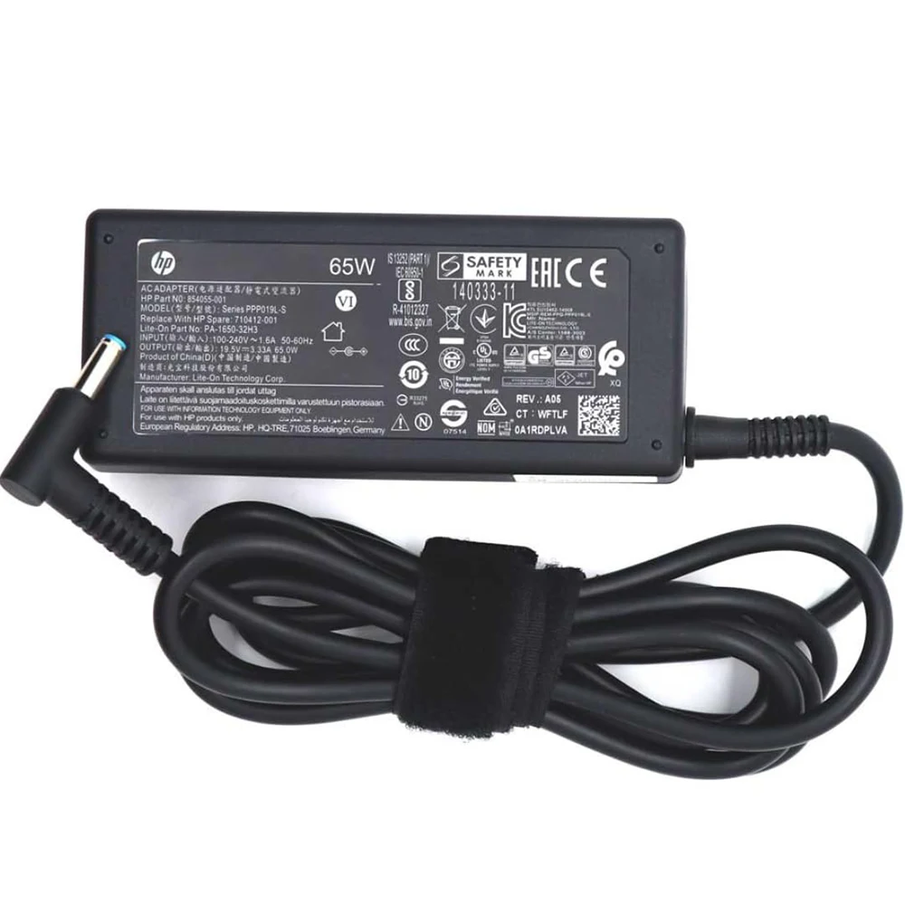 HP Original 65w 19.5v | 3.33a Blue Pin | 4.5mm x 3.0mm Laptop Adapter (Open Box) view 3